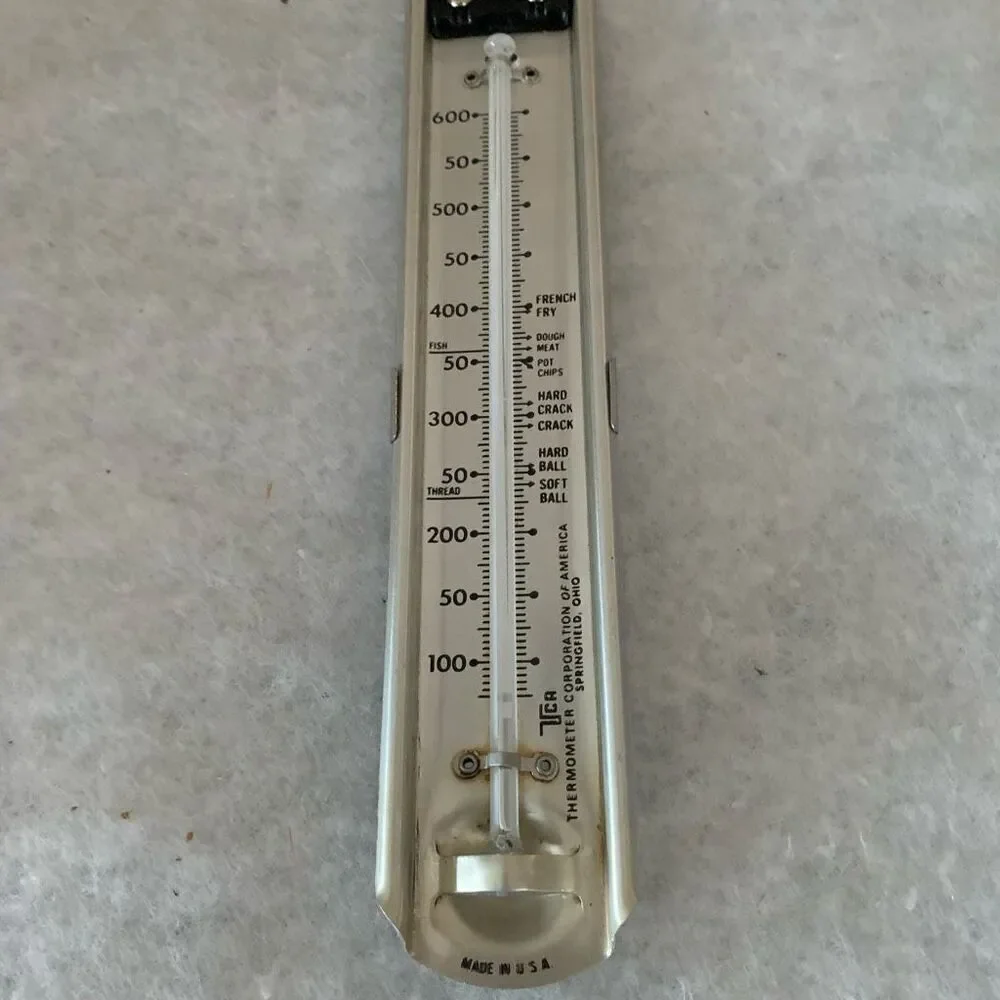 Vintage TCR Oven Thermometer In Original Box *Works*